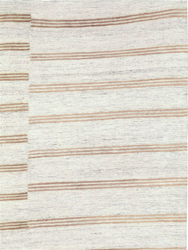 Vintage Turkish Flatweave Kilim Accent Rug, No.27007 - Galerie Shabab