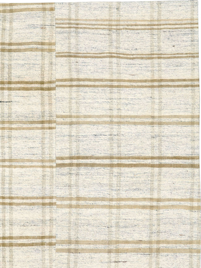 Vintage Turkish Flatweave Kilim Accent Rug, No.27010 - Galerie Shabab