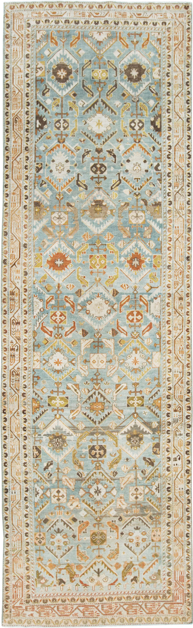 Antique Persian Malayer Wide Runner, No.27021 - Galerie Shabab