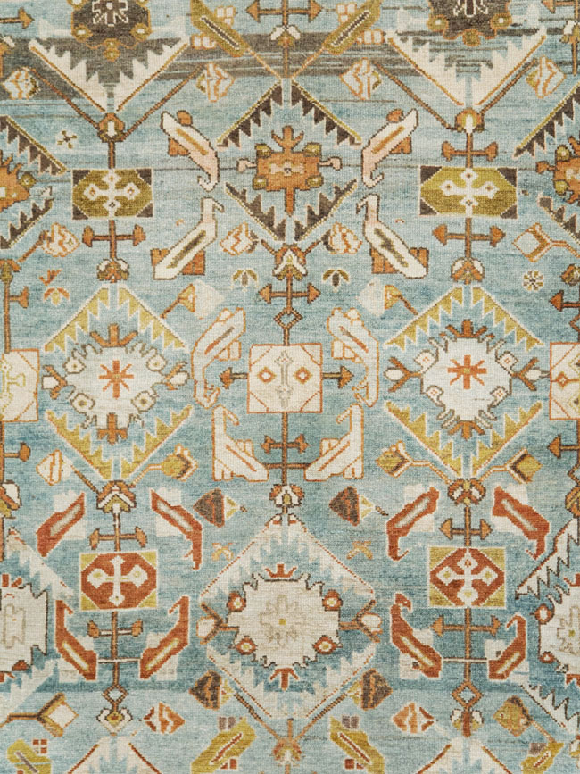 Antique Persian Malayer Wide Runner, No.27021 - Galerie Shabab
