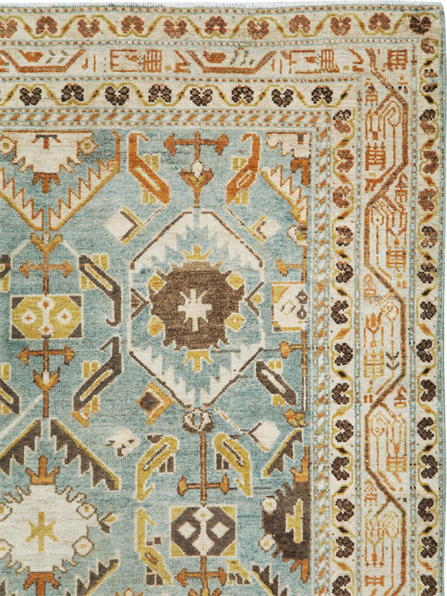 Antique Persian Malayer Wide Runner, No.27021 - Galerie Shabab