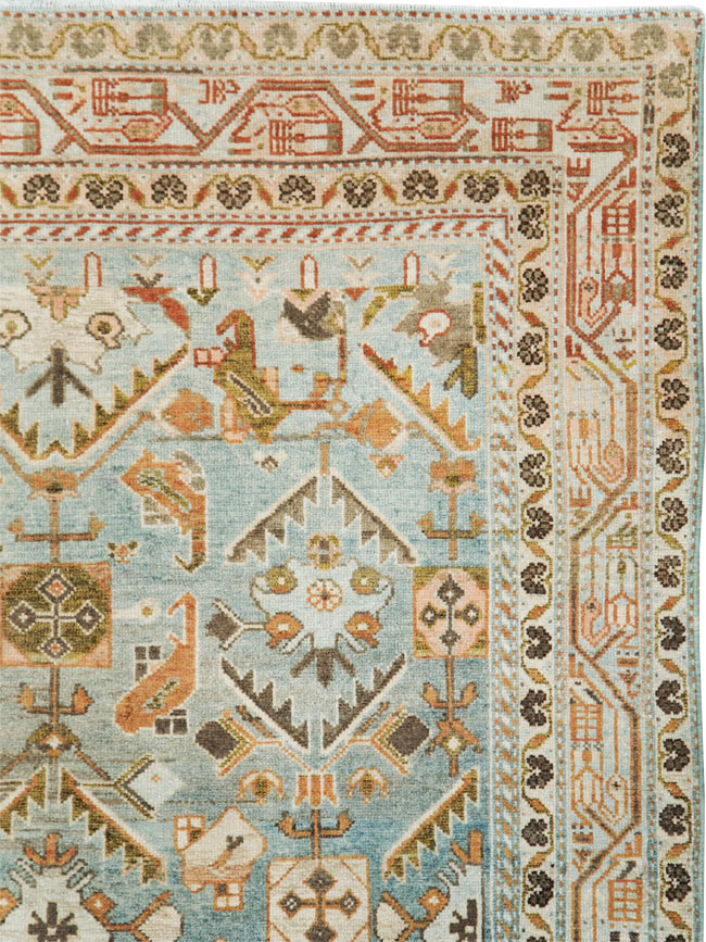 Antique Persian Malayer Wide Runner, No.27021 - Galerie Shabab