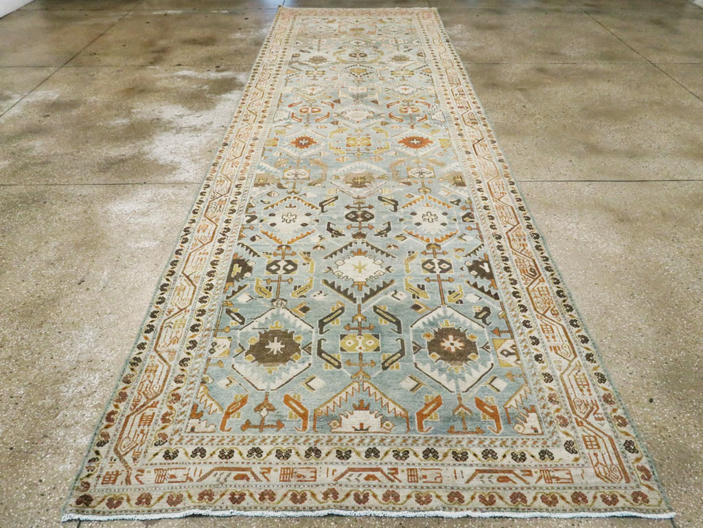 Antique Persian Malayer Wide Runner, No.27021 - Galerie Shabab