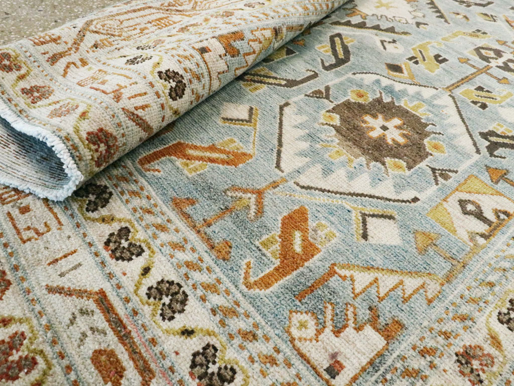 Antique Persian Malayer Wide Runner, No.27021 - Galerie Shabab