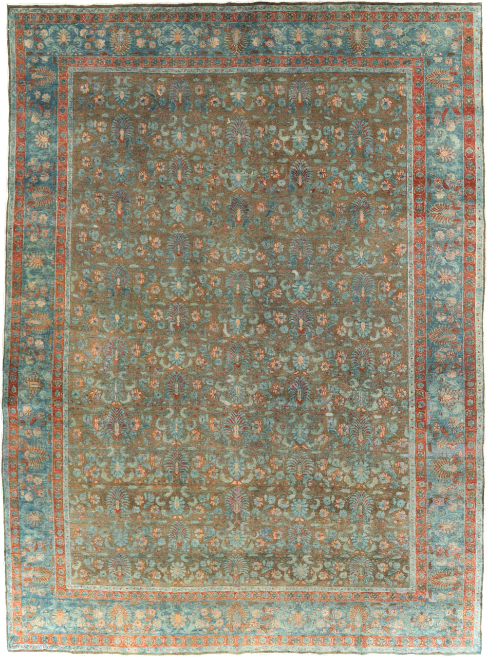 Antique Persian Tabriz Carpet, No.27022 - Galerie Shabab