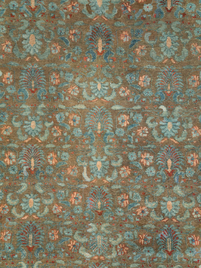 Antique Persian Tabriz Carpet, No.27022 - Galerie Shabab