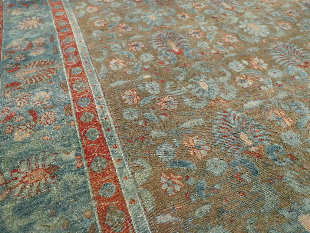 Antique Persian Tabriz Carpet, No.27022 - Galerie Shabab