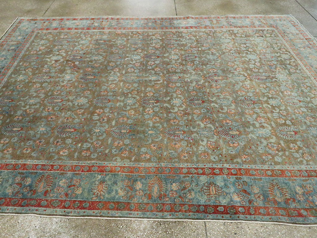 Antique Persian Tabriz Carpet, No.27022 - Galerie Shabab
