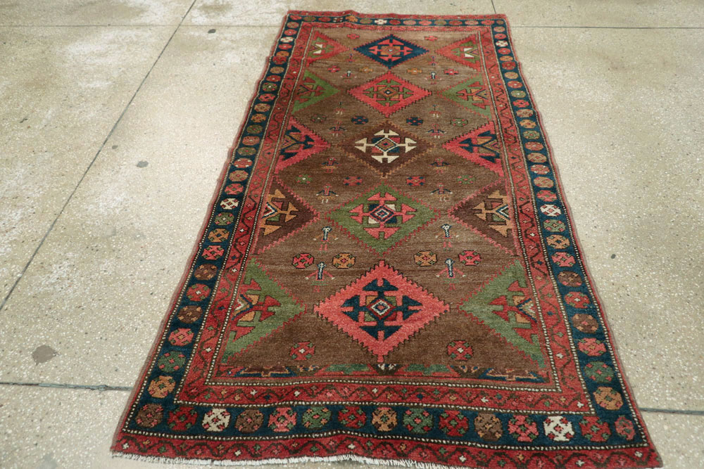Antique Persian Serab Small Accent Rug, No.27023 - Galerie Shabab