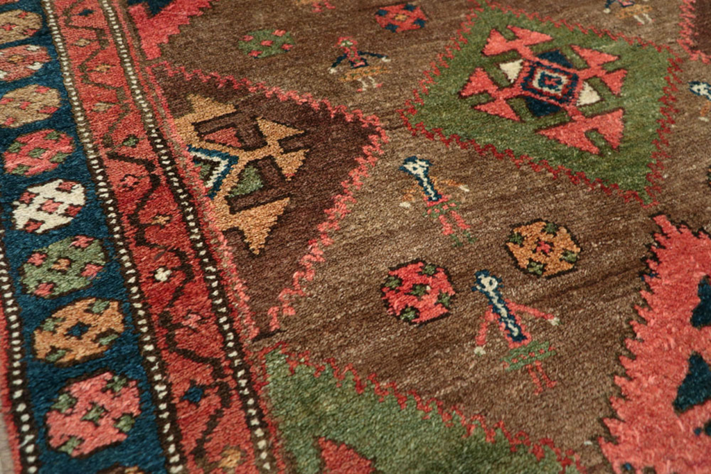 Antique Persian Serab Small Accent Rug, No.27023 - Galerie Shabab