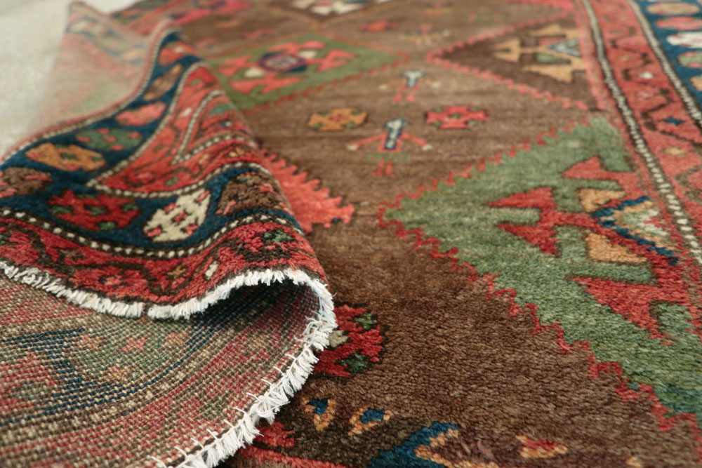 Antique Persian Serab Small Accent Rug, No.27023 - Galerie Shabab