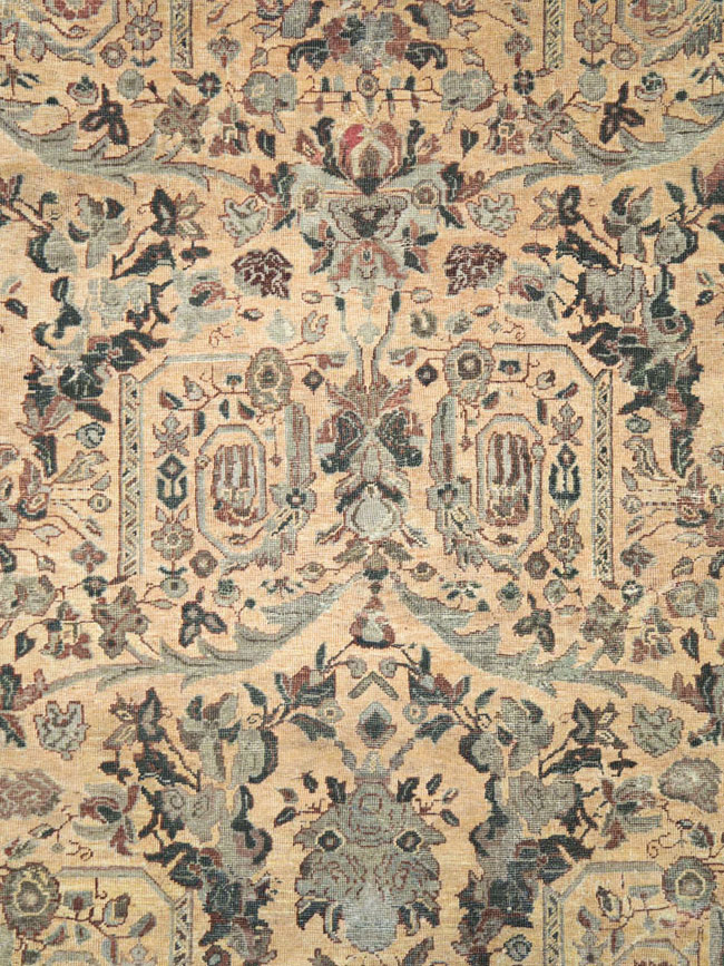 Antique Persian Mahal Carpet, No.27026 - Galerie Shabab