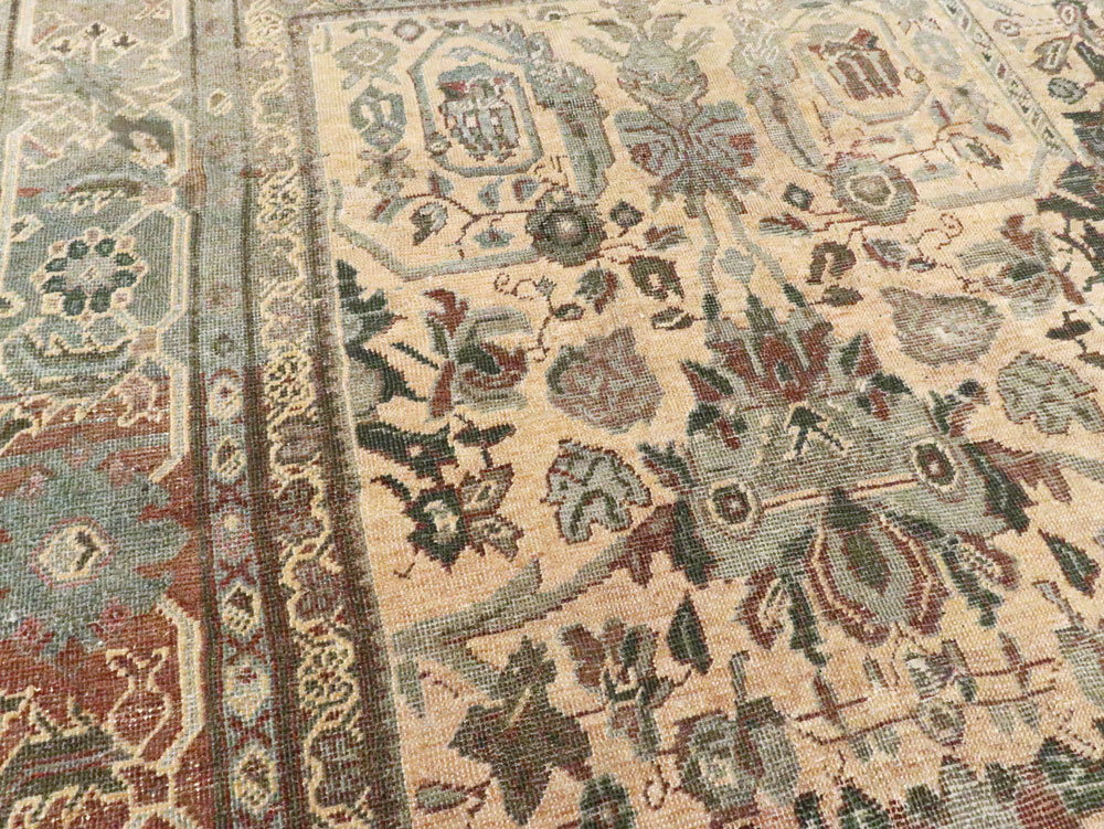 Antique Persian Mahal Carpet, No.27026 - Galerie Shabab