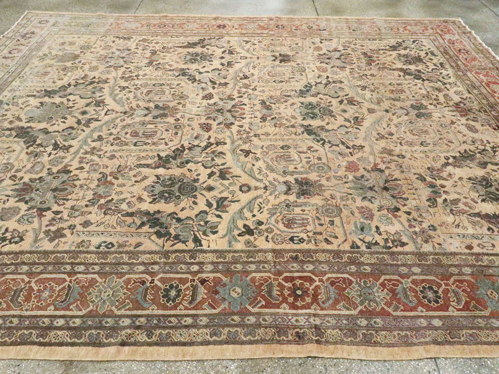 Antique Persian Mahal Carpet, No.27026 - Galerie Shabab