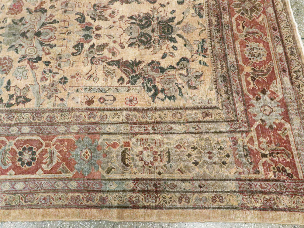 Antique Persian Mahal Carpet, No.27026 - Galerie Shabab