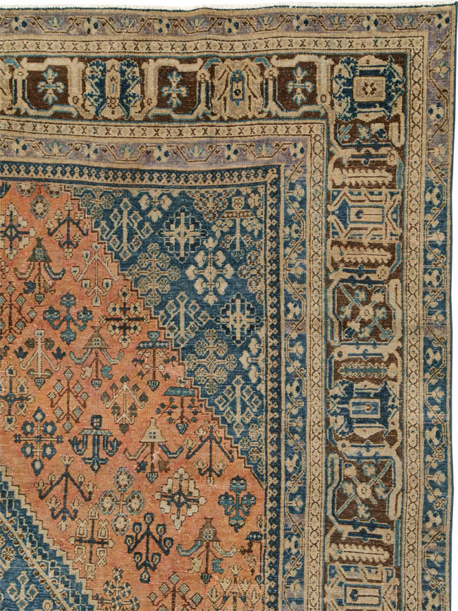 Antique Persian Joshegan Rug, No.27031 - Galerie Shabab