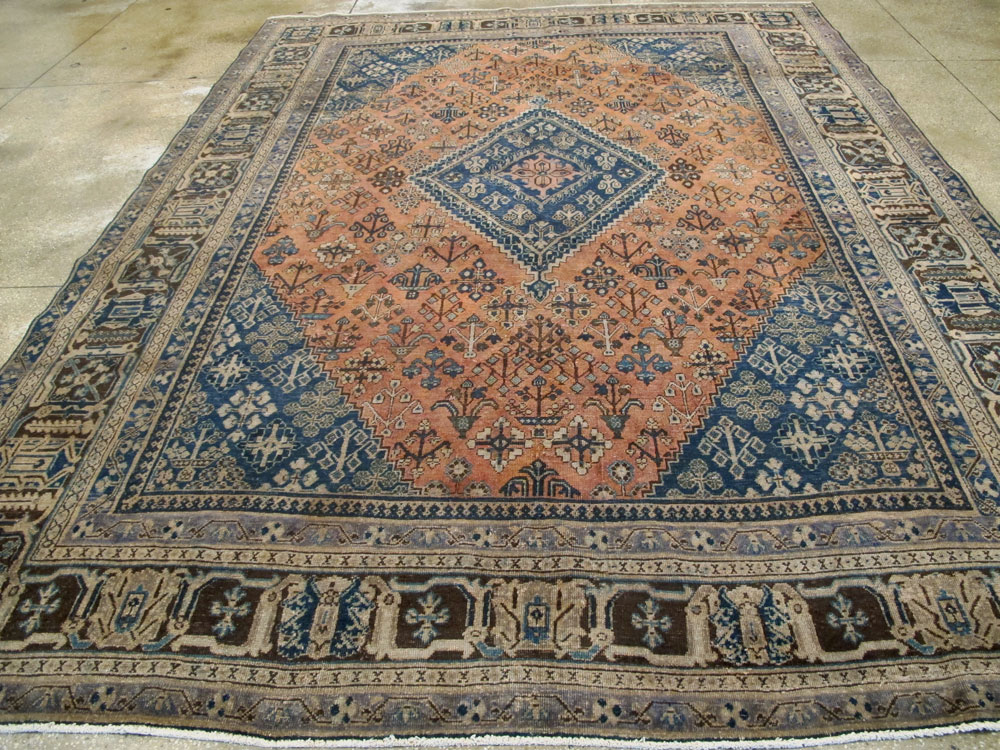 Antique Persian Joshegan Rug, No.27031 - Galerie Shabab