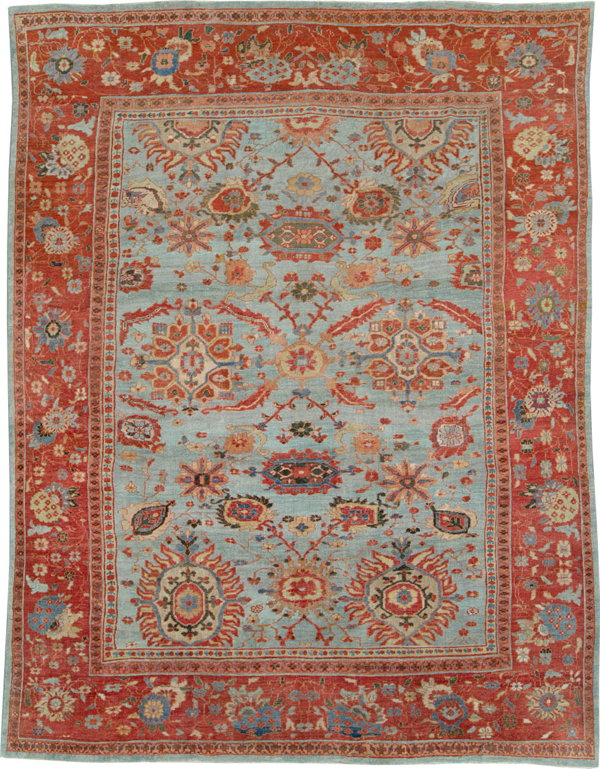 Antique Persian Mahal Carpet, No.27036 - Galerie Shabab