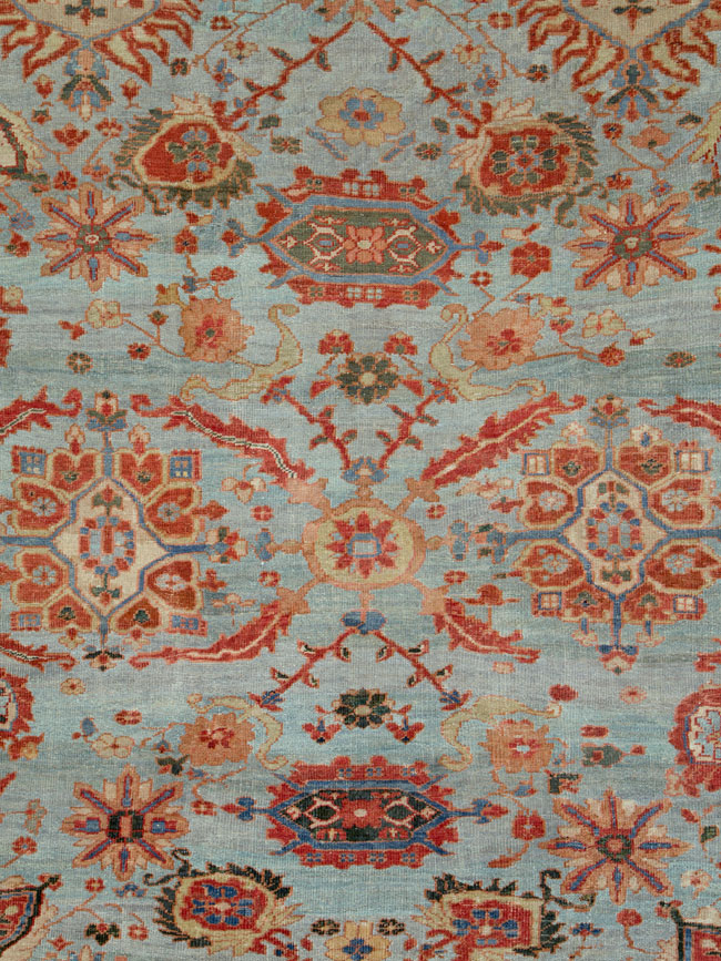 Antique Persian Mahal Carpet, No.27036 - Galerie Shabab