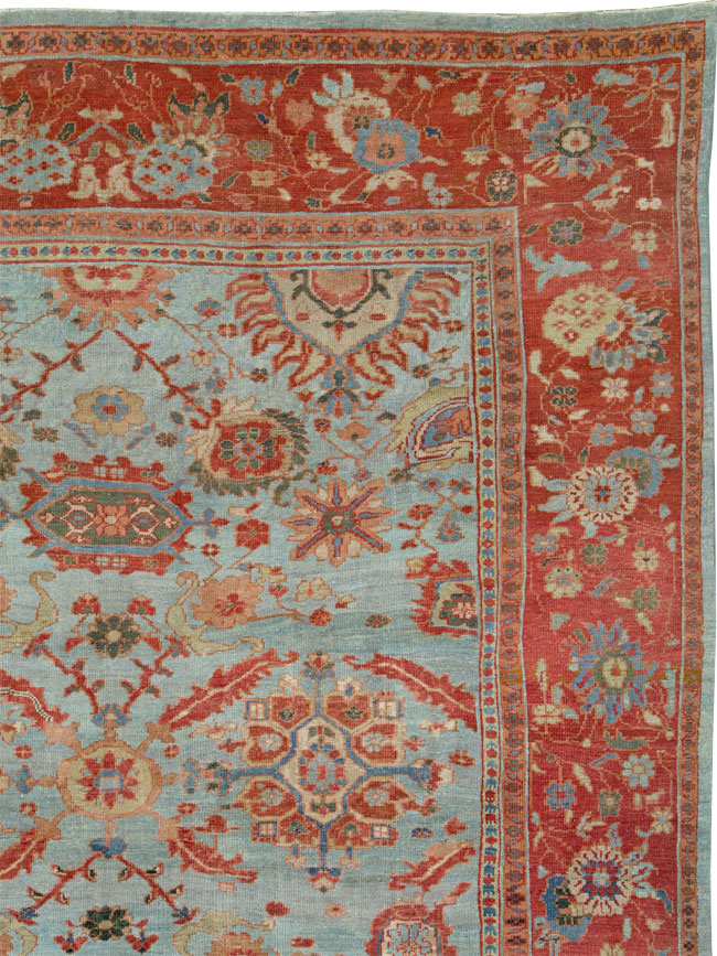 Antique Persian Mahal Carpet, No.27036 - Galerie Shabab
