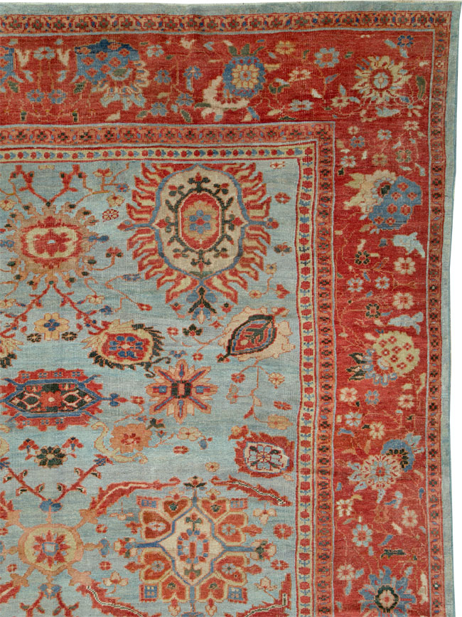 Antique Persian Mahal Carpet, No.27036 - Galerie Shabab