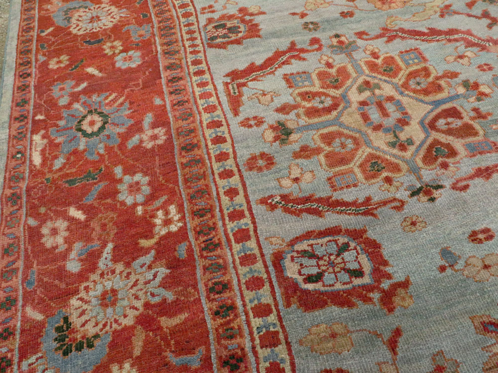 Antique Persian Mahal Carpet, No.27036 - Galerie Shabab