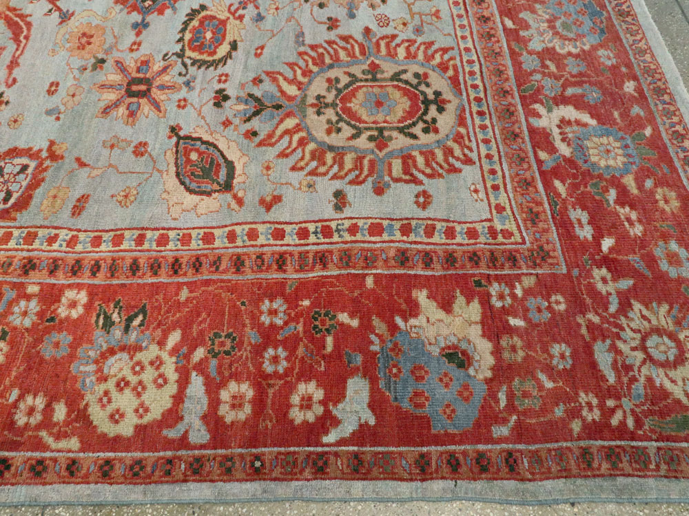 Antique Persian Mahal Carpet, No.27036 - Galerie Shabab