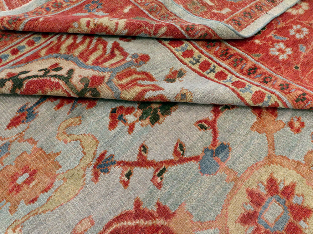 Antique Persian Mahal Carpet, No.27036 - Galerie Shabab