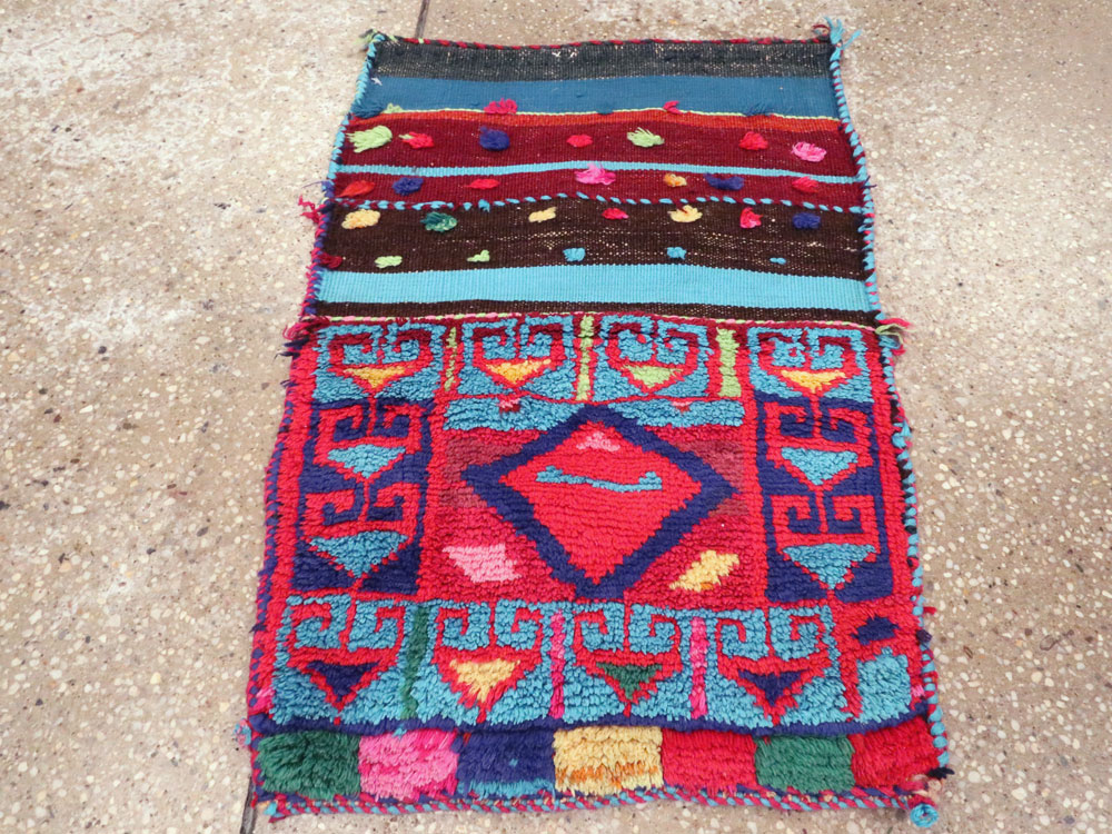 Vintage Persian Kurdish Bag Face, No.27053 - Galerie Shabab