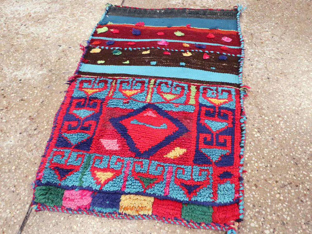Vintage Persian Kurdish Bag Face, No.27053 - Galerie Shabab
