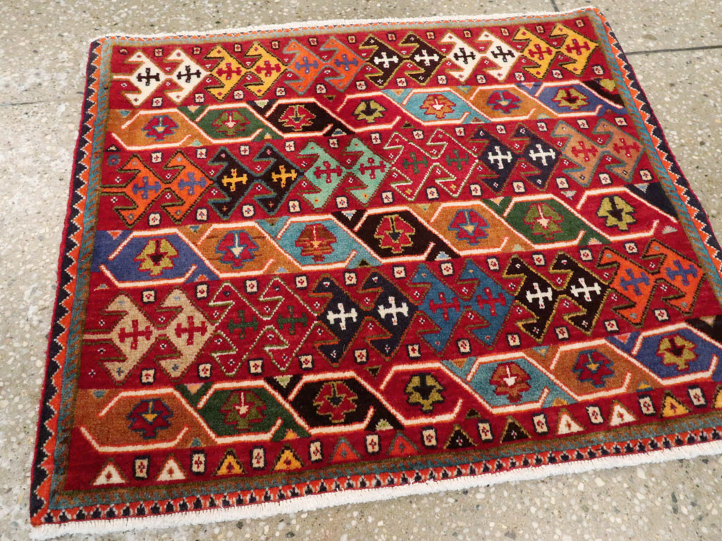 Vintage Persian Afshar Rug (Pair: 1 of 2), No.27059 - Galerie Shabab