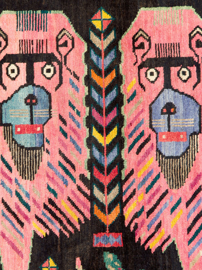 Antique Caucasian Karabagh Pictorial Rug, No.27061 - Galerie Shabab