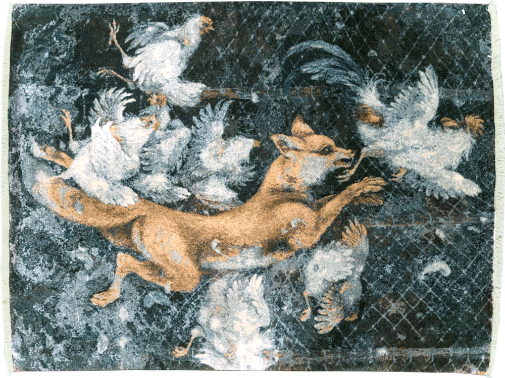 Persian Tabriz Pictorial Rug, No.27074 - Galerie Shabab