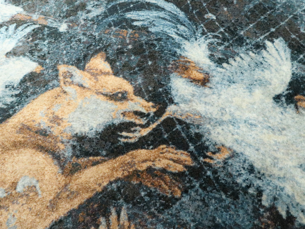 Persian Tabriz Pictorial Rug, No.27074 - Galerie Shabab