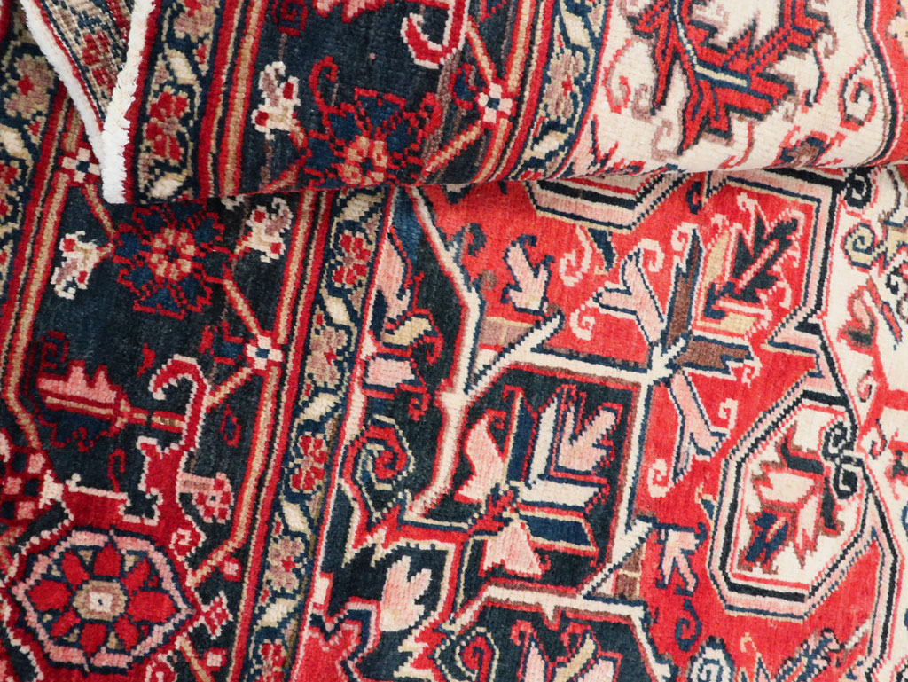 Vintage Persian Heriz Sampler Rug, No.27078 - Galerie Shabab