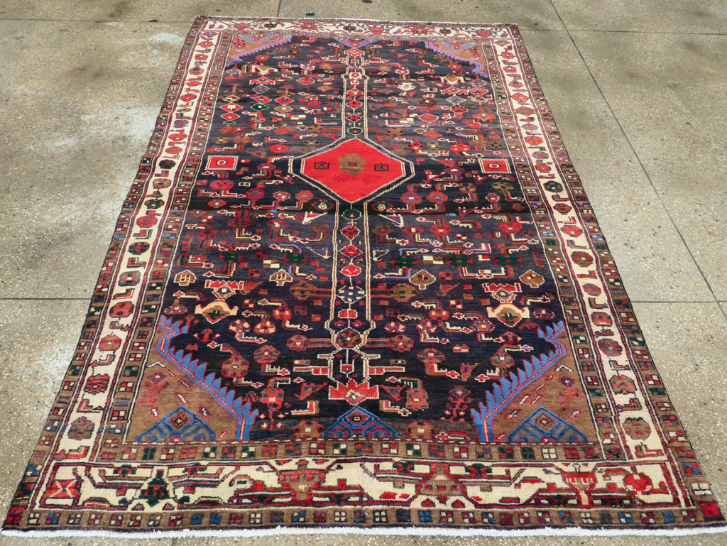 Vintage Persian Malayer Rug, No.27079 - Galerie Shabab
