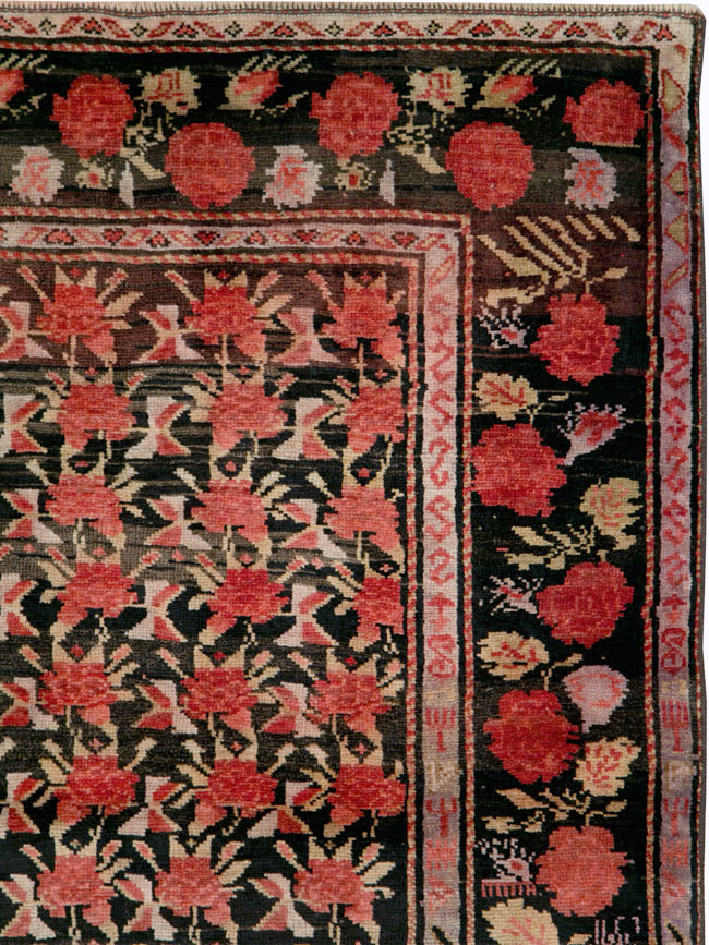 Vintage Caucasian Karabagh Accent Rug, No.27084 - Galerie Shabab