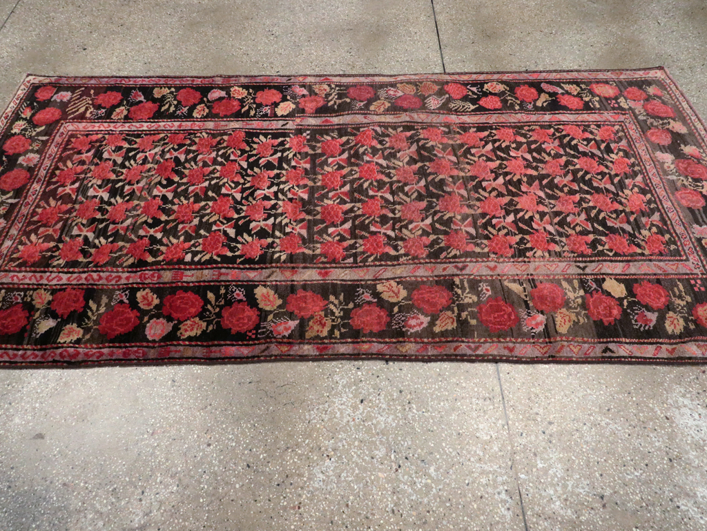 Vintage Caucasian Karabagh Accent Rug, No.27084 - Galerie Shabab