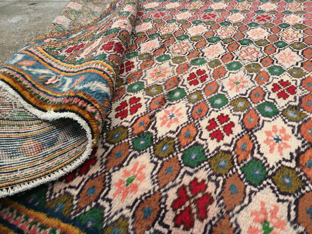 Vintage Persian Hamadan Rug, No.27085 - Galerie Shabab