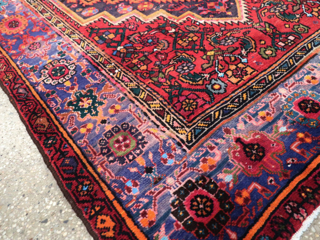 Vintage Persian Hamadan Rug, No.27091 - Galerie Shabab