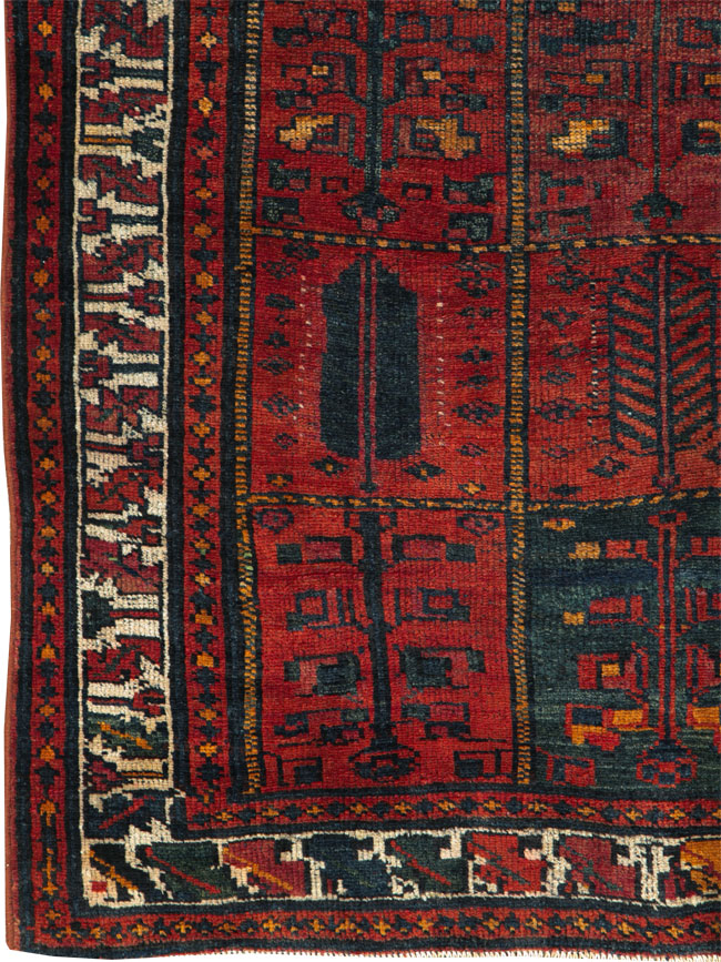Vintage Persian Bakhtiari Rug, No.27095 - Galerie Shabab