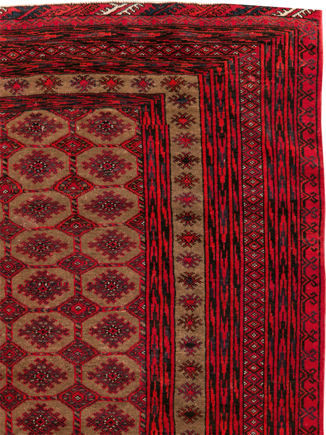 Vintage Turkoman Rug, No.27097 - Galerie Shabab