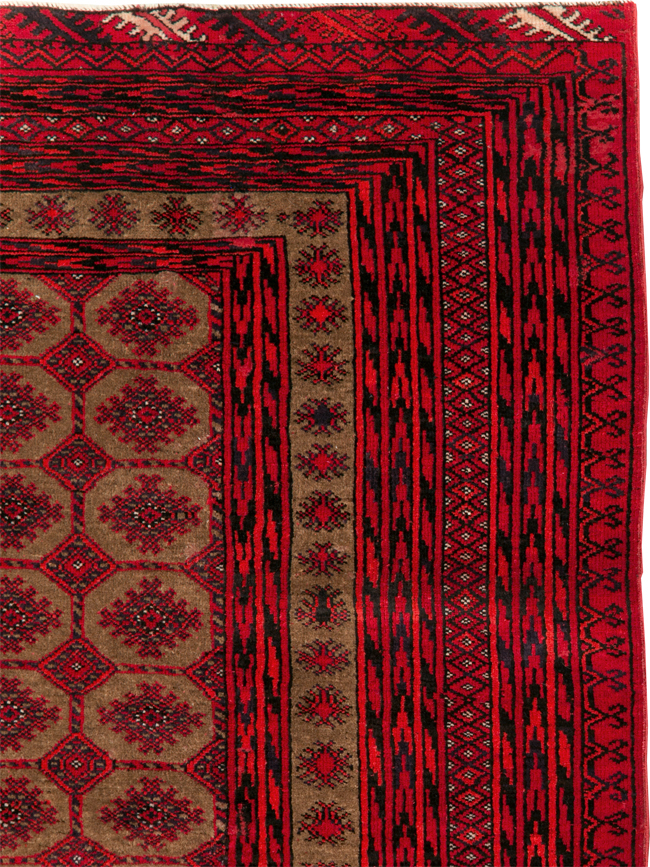 Vintage Turkoman Rug, No.27097 - Galerie Shabab
