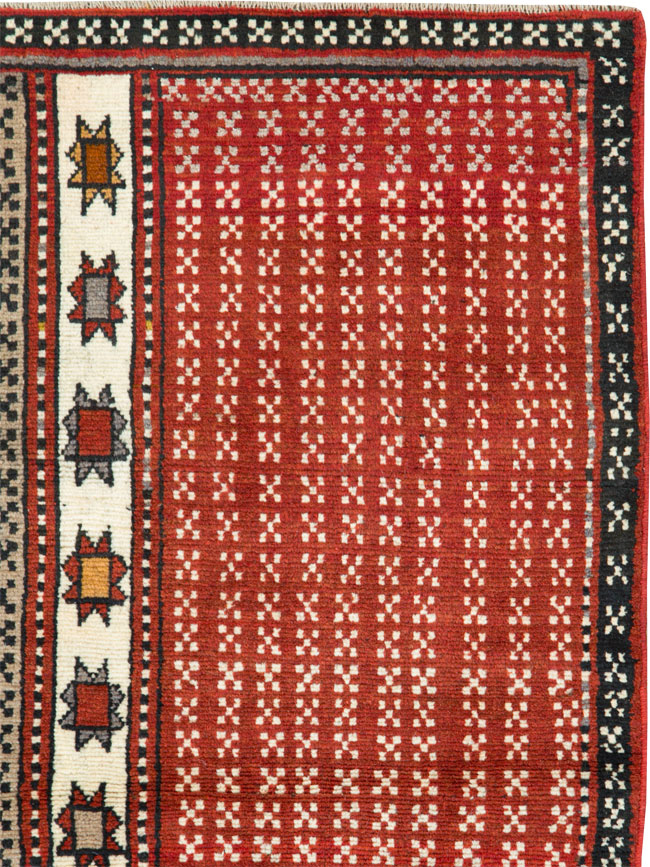 Vintage Persian Baluch Throw Rug, No.27099 - Galerie Shabab