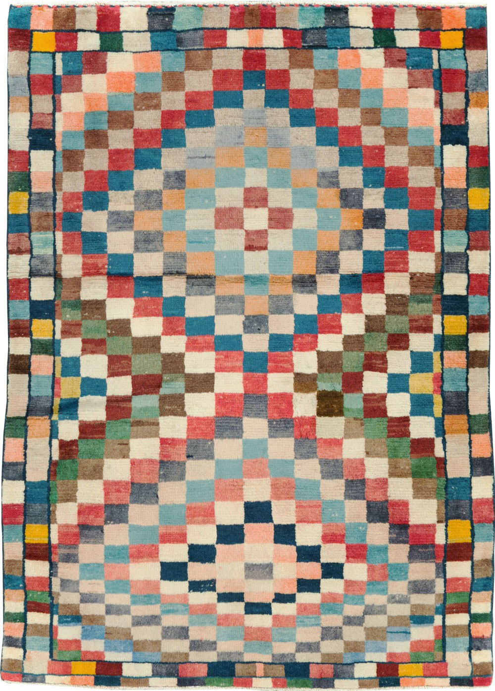 Vintage Persian Gabbeh Rug, No.27110 - Galerie Shabab