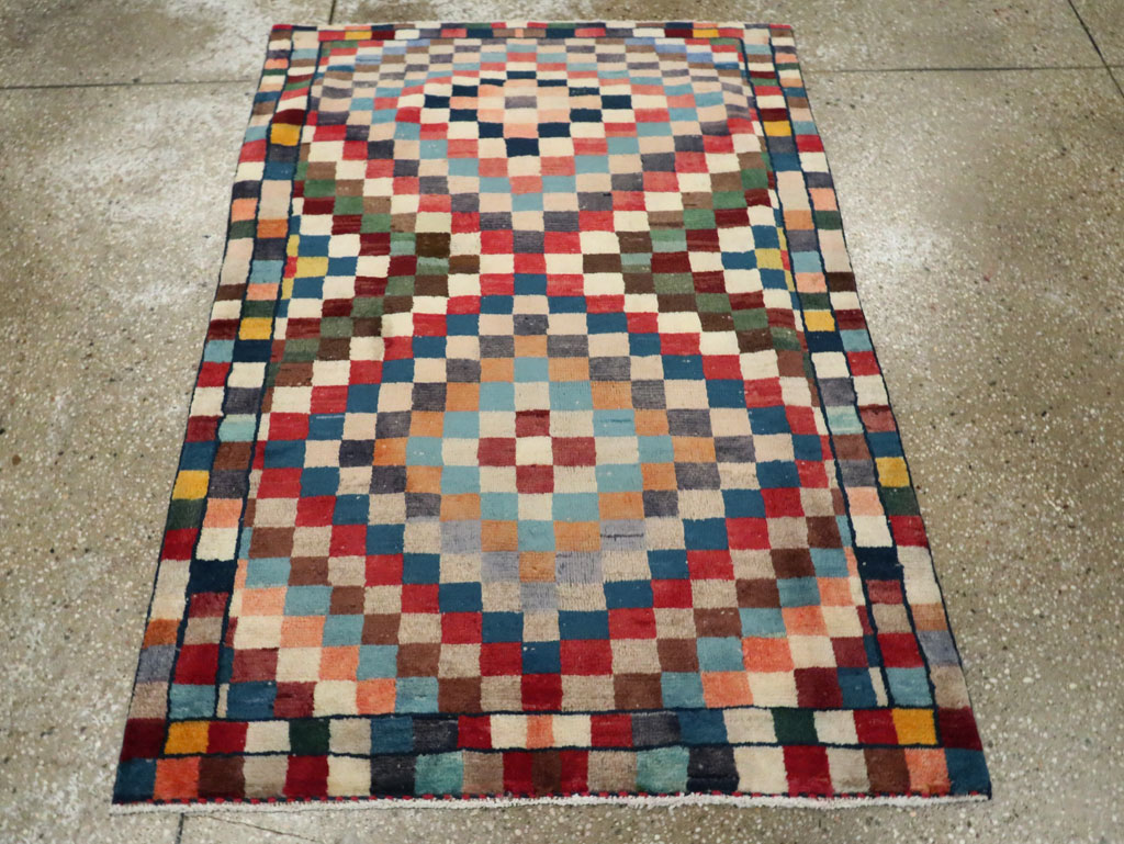 Vintage Persian Gabbeh Rug, No.27110 - Galerie Shabab