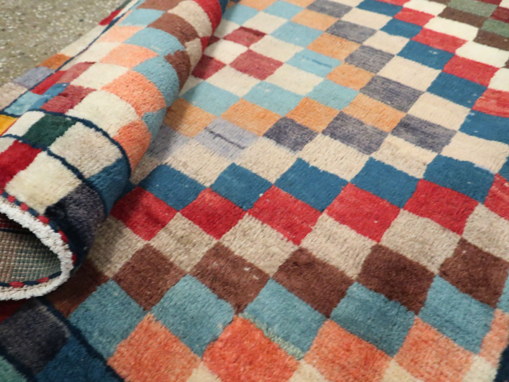 Vintage Persian Gabbeh Rug, No.27110 - Galerie Shabab