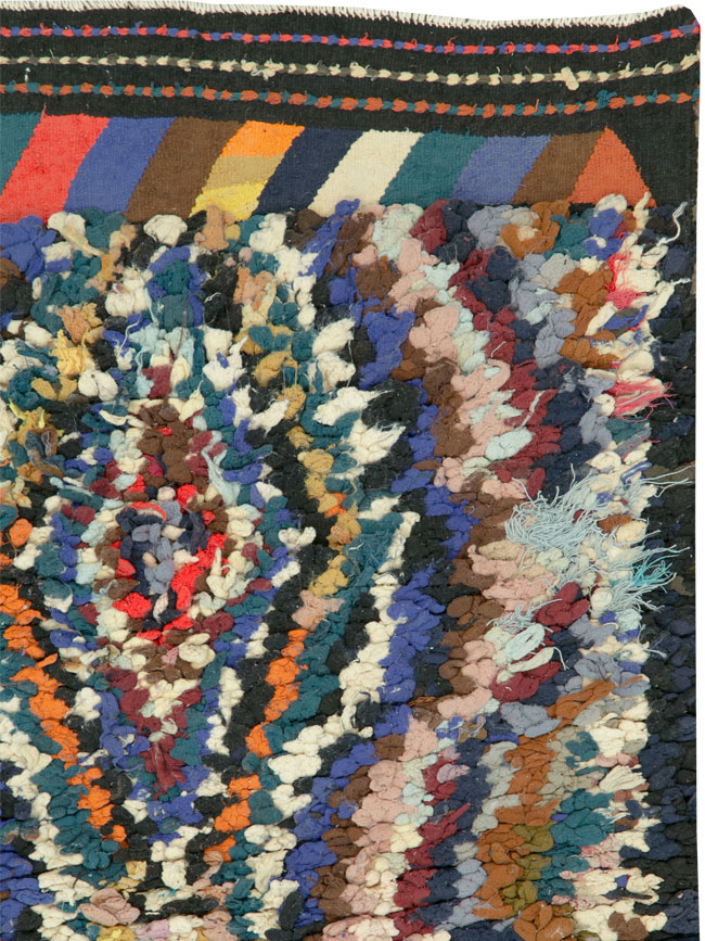 Vintage Persian Shag Rug, No.27120 - Galerie Shabab