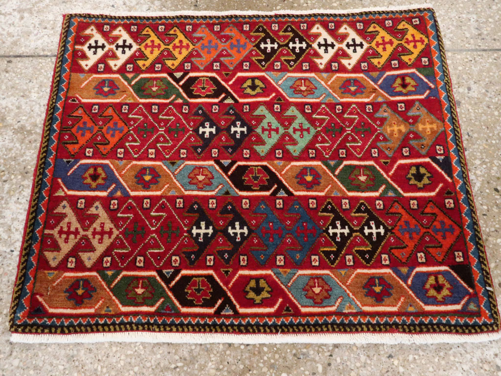 Vintage Persian Afshar Rug (Pair: 2 of 2), No.27121 - Galerie Shabab
