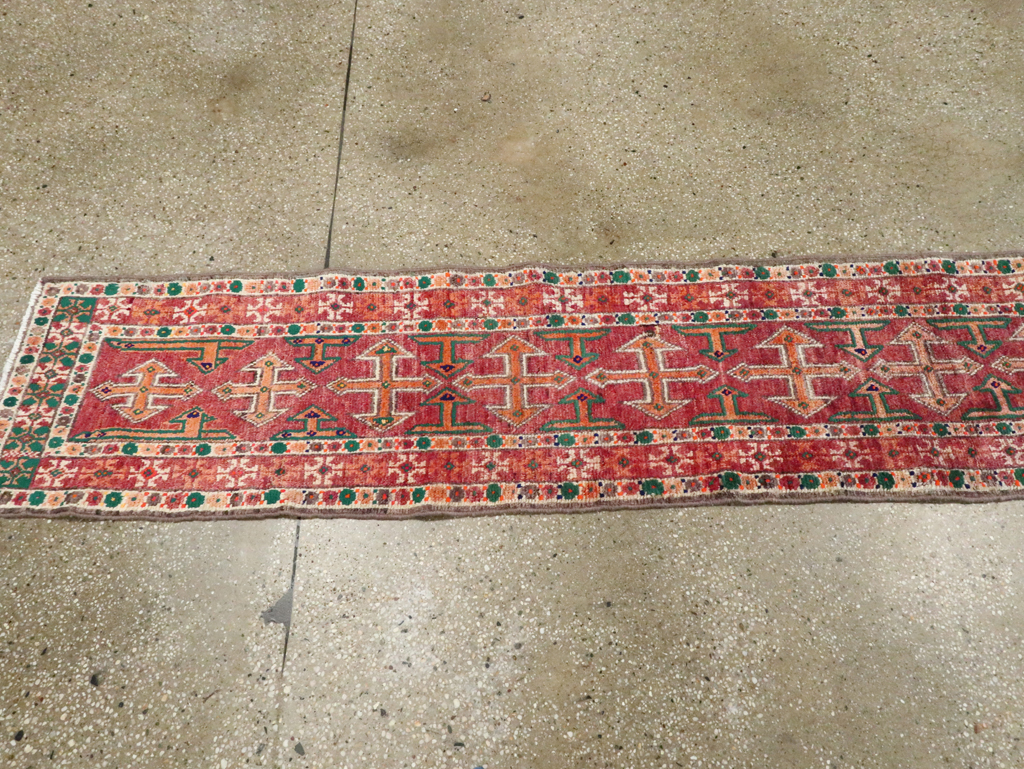 Vintage Persian Hamadan Runner, No.27127 - Galerie Shabab